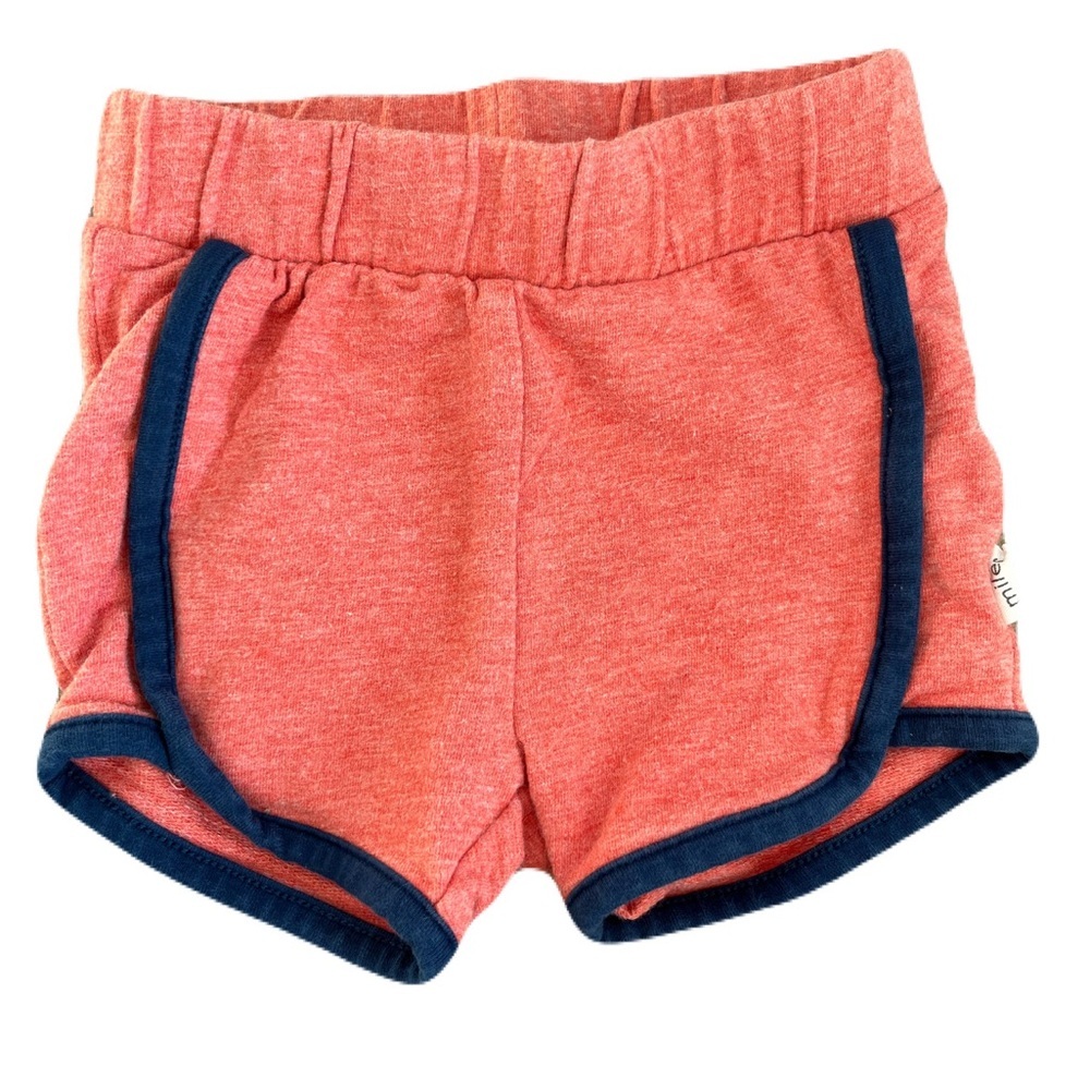 Miles The Label Red & Navy Shorts with Elastic Waistband